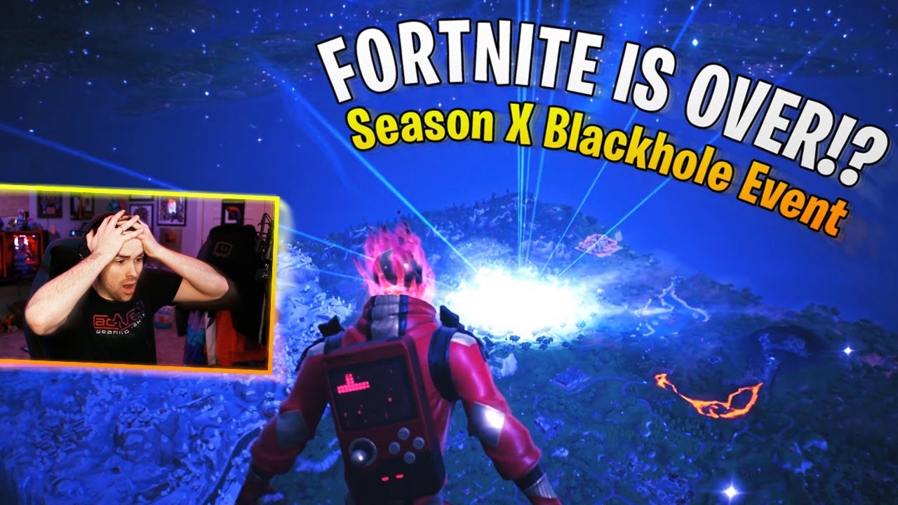 ‘Fortnite’ : The Entire Game Is Now Just A Black Hole And Just Blew Up The Map .