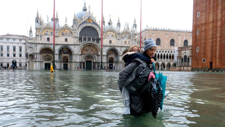 Italy’s Venice overflowed by most Elevated tide in 50 years