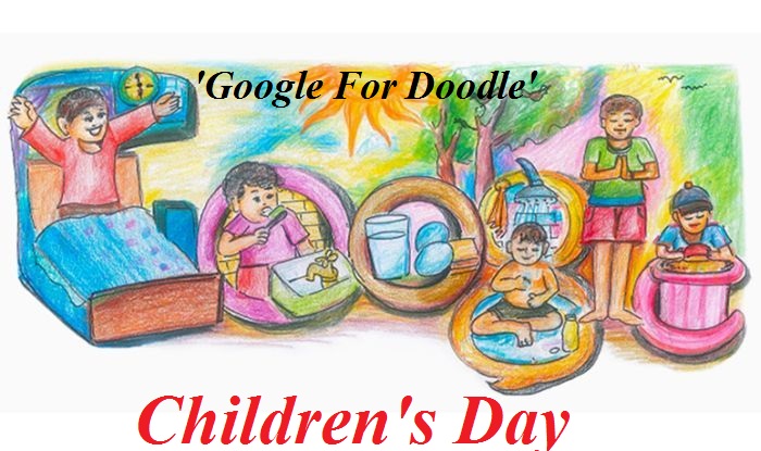 On Children’s Day 2019 The National Winner Of ‘Doodle For Google’  will Announcing By Google