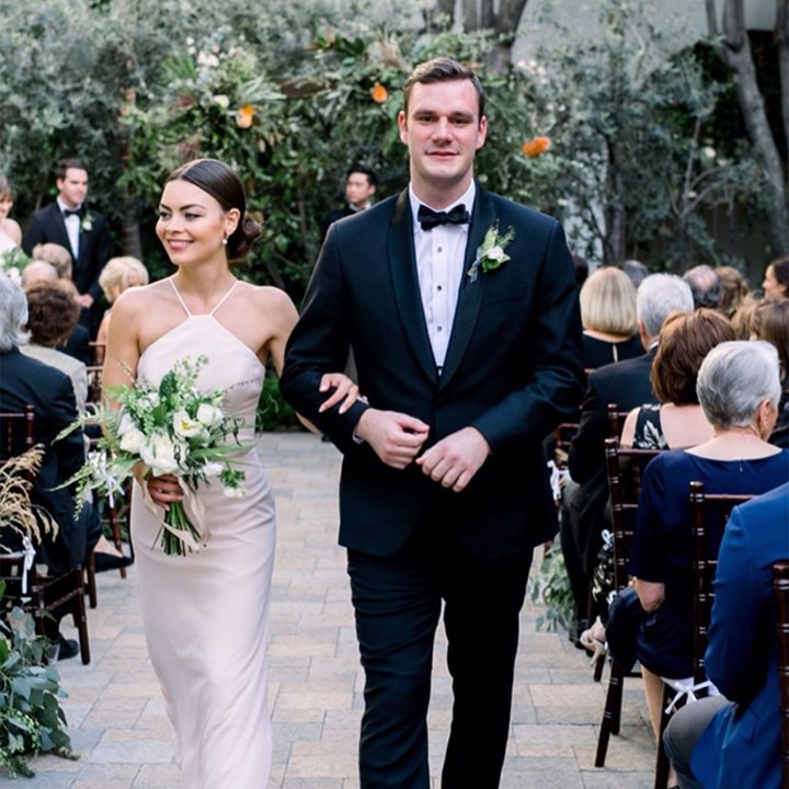 At Courthouse , Hugh Hefner’s Son Cooper Hefner Marries Harry Potter Actress Scarlett Byrne