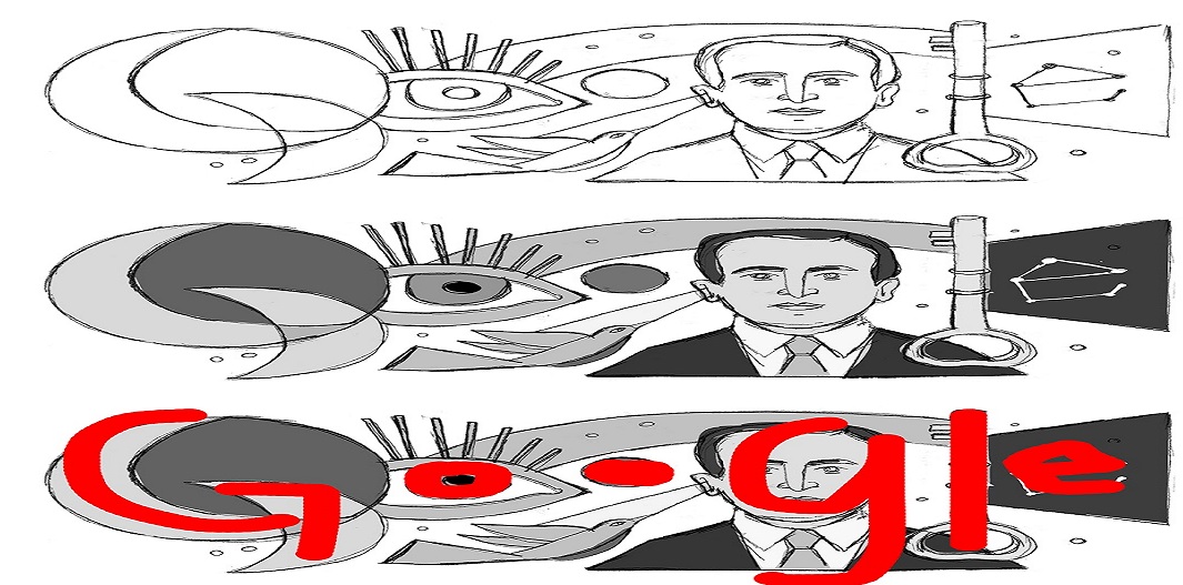Today Google Doodle celebrates the Vicente Huidobro’s 127th Birthday with the Drawing