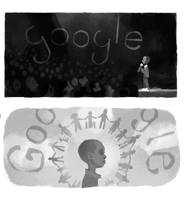 Google Doodle Celebrating Nkosi Johnson