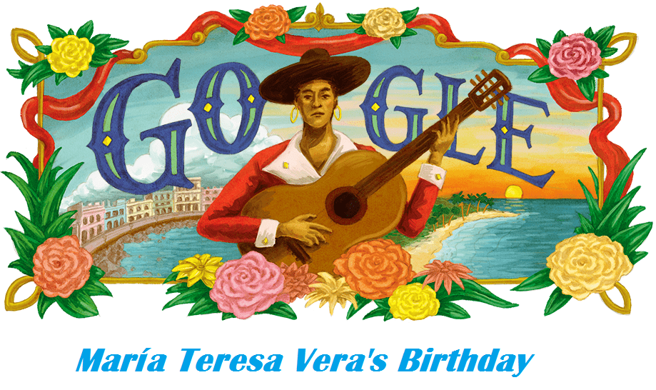 Google Doodle Celebrates The María Teresa Vera’s 125th birthday