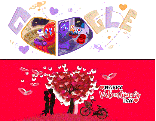 Google Doodle Celebrates Valentine’s Day 2020