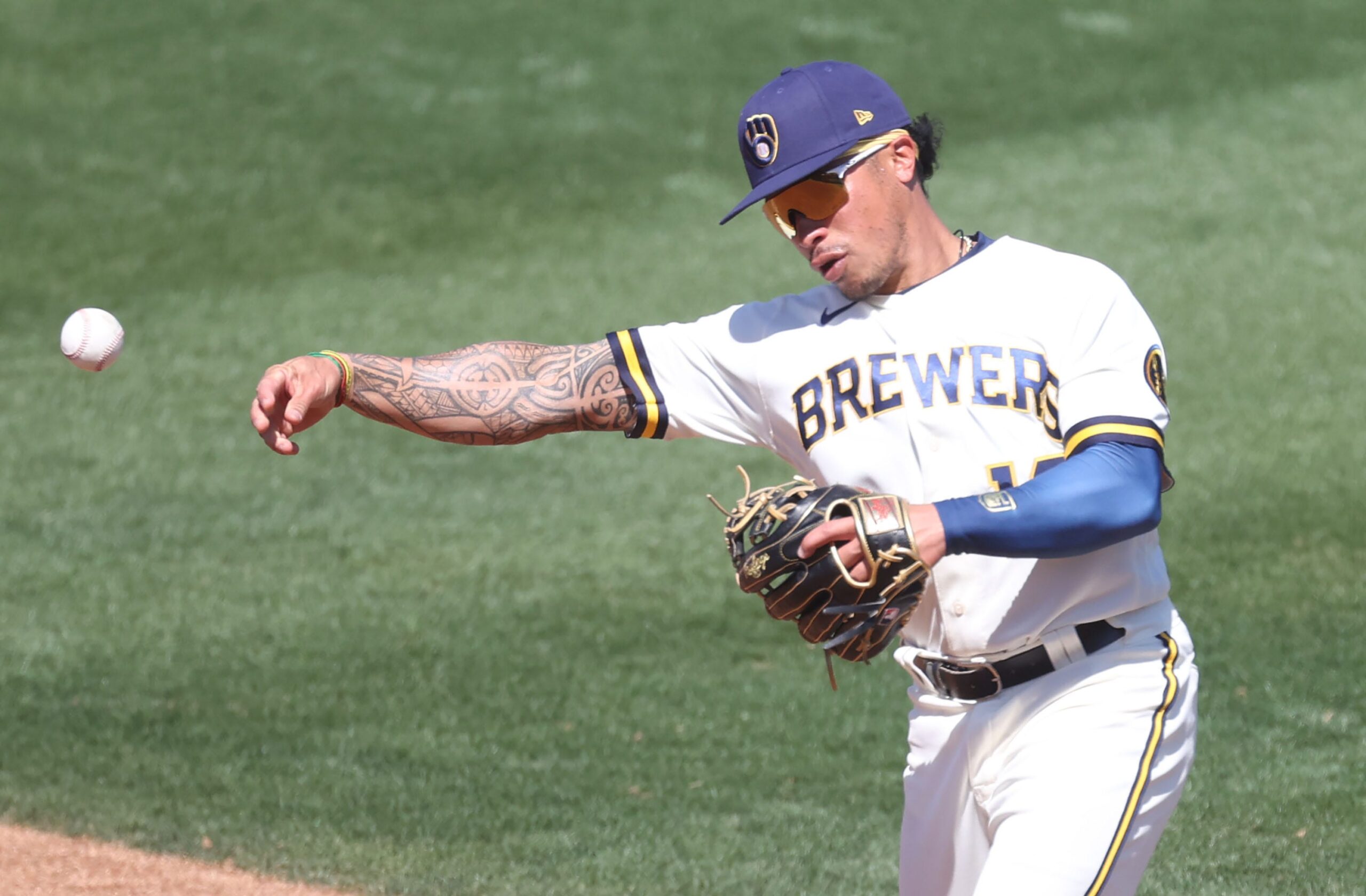 Brewers infielder Kolten Wong gets back from sideways injury in misfortune to Colorado Rockies