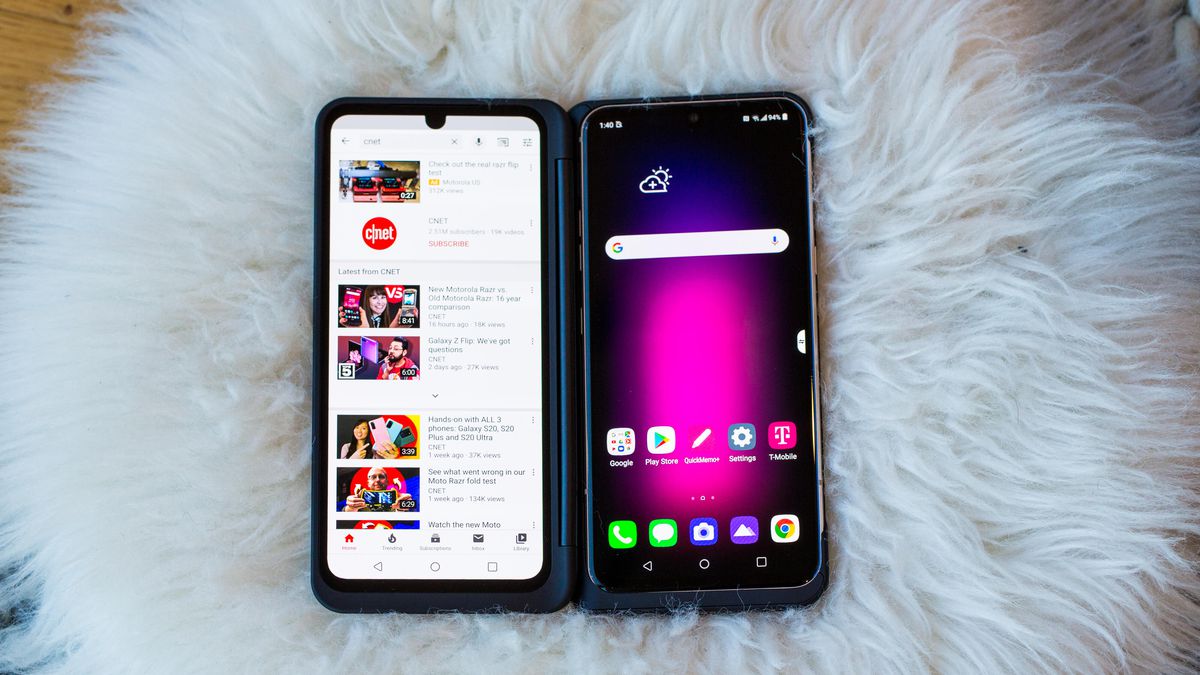 LG’s last flagship phone is currently in the possession of YouTubers