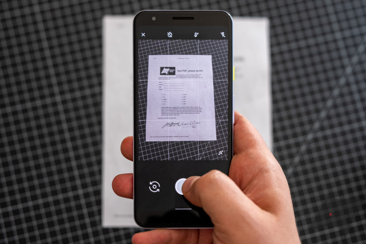 Step by step instructions to Scan reports and photographs into PDFs on Android