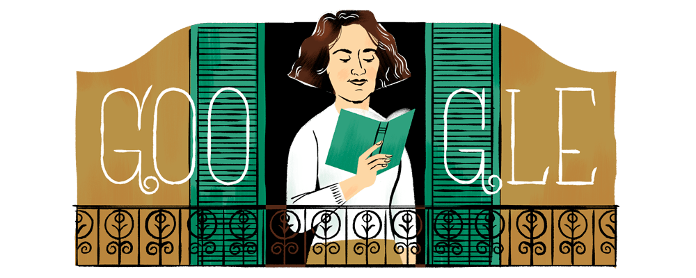 Google doodle celebrates the 100th birthday of Spanish writer ‘Carmen Laforet’
