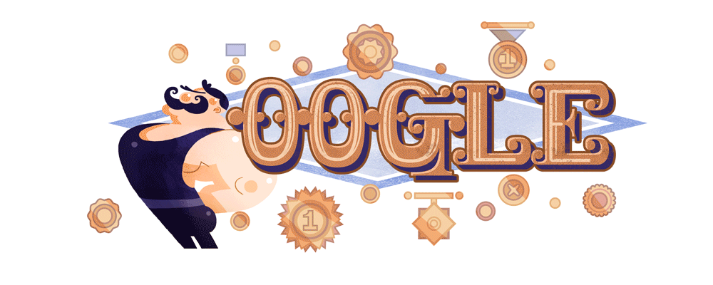 Google doodle celebrates 150th birthday of world champion Ukrainian wrestler ‘Ivan Piddubny’