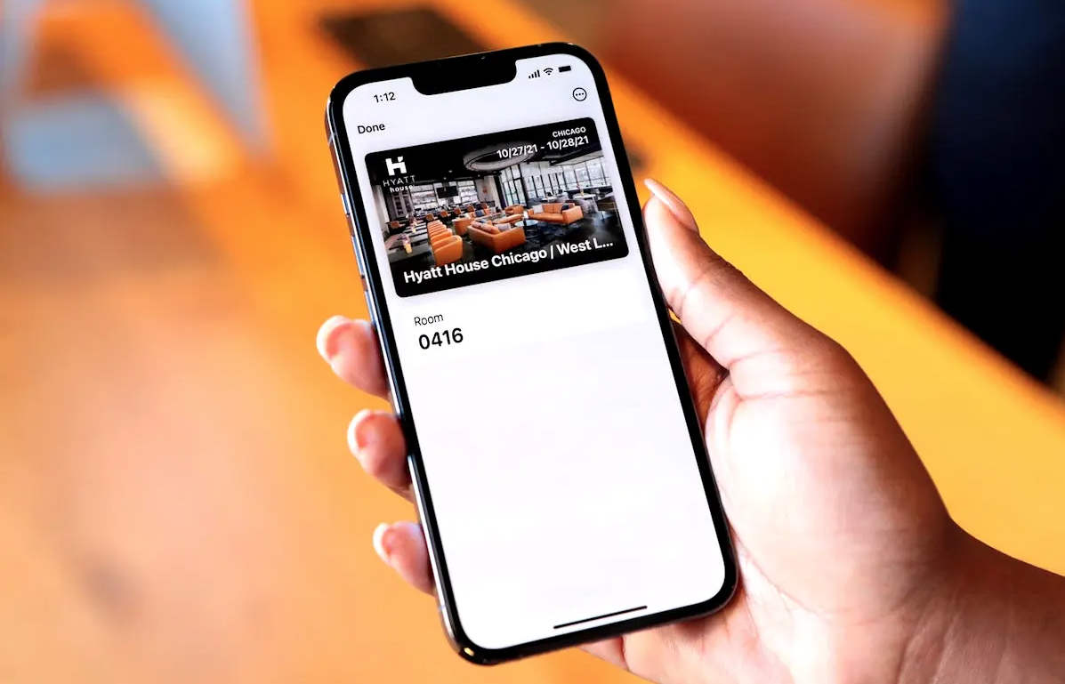 Apple and Hyatt have started releasing hotel keys using Apple Wallet