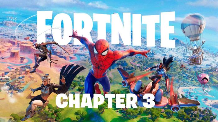 Fortnite Chapter 3 adds a new map, Spider-Man, and web-swinging gameplay
