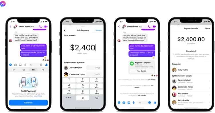A ‘built-in bill splitting’ feature is coming to Facebook Messenger