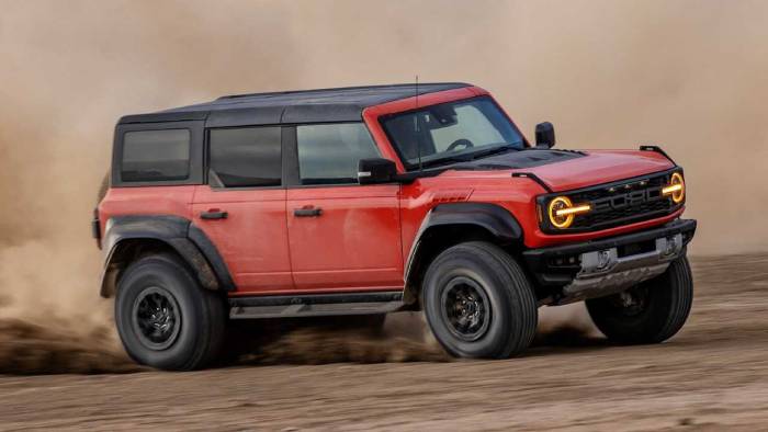 Ford unveils Bronco Raptor, a dune-jumping SUV