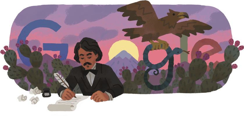 Francisco González Bocanegra: Google doodle celebrates 198th birthday of Mexican poet