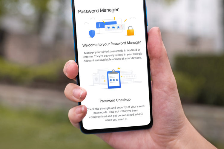 Google Password Manager is now available on the home screen of Android devices