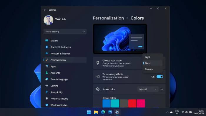Dark Mode on Windows 11: How to Enable It