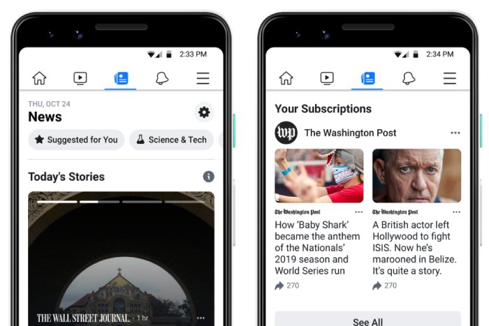 Meta will no longer pay US publishers to have their content appear in Facebook’s News tab