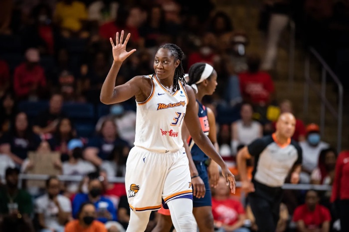 Tina Charles of Seattle Storm became the fourth player in WNBA history to achieve 7,000 career points