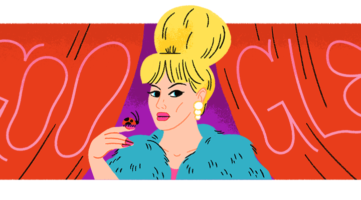 Coccinelle : Google doodle celebrates 91st birthday French actress, entertainer and singer ‘Jacqueline-Charlotte Dufresnoy’