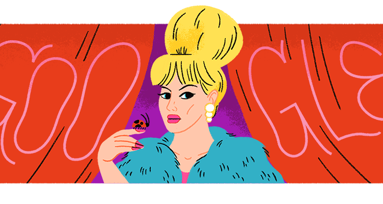 Coccinelle : Google doodle celebrates 91st birthday French actress, entertainer and singer ‘Jacqueline-Charlotte Dufresnoy’