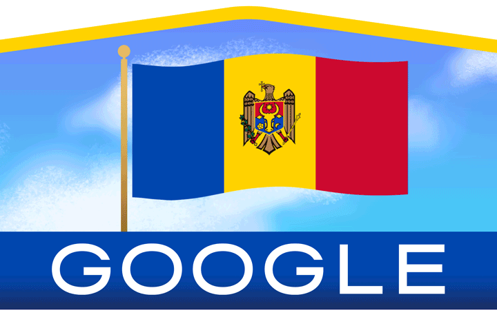 Google doodle celebrates Republic of Moldova’s Independence Day