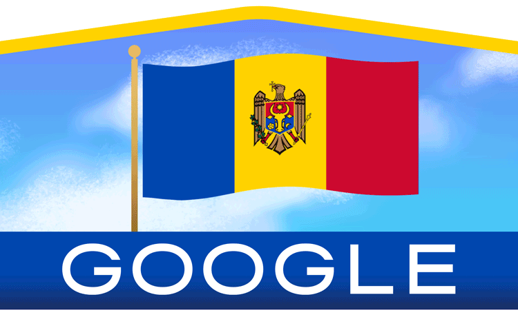 Google doodle celebrates Republic of Moldova’s Independence Day