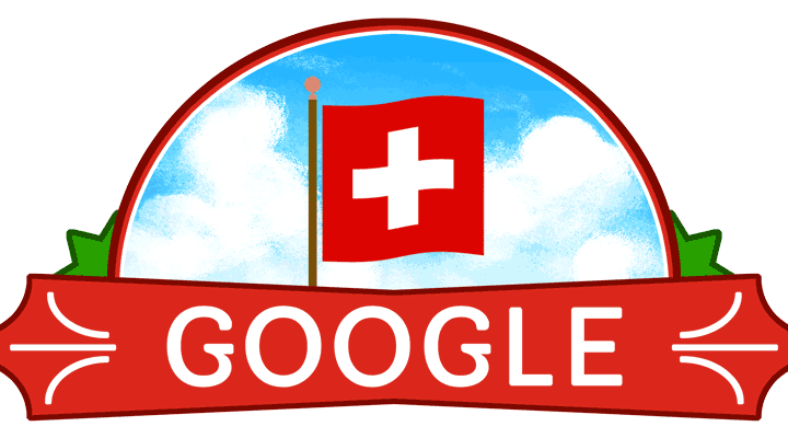 Google doodle celebrates Switzerland’s National Day
