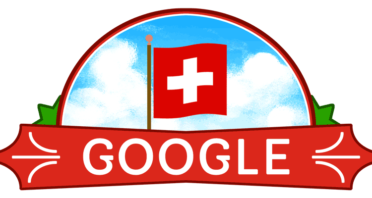 Google doodle celebrates Switzerland’s National Day