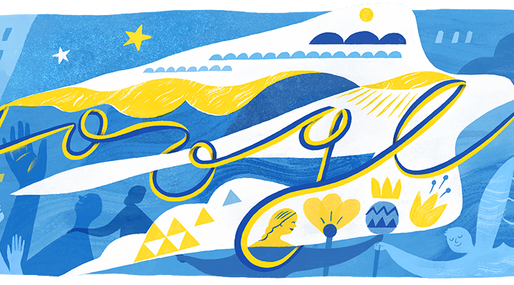 Google Doodle Celebrates Ukraine Independence Day