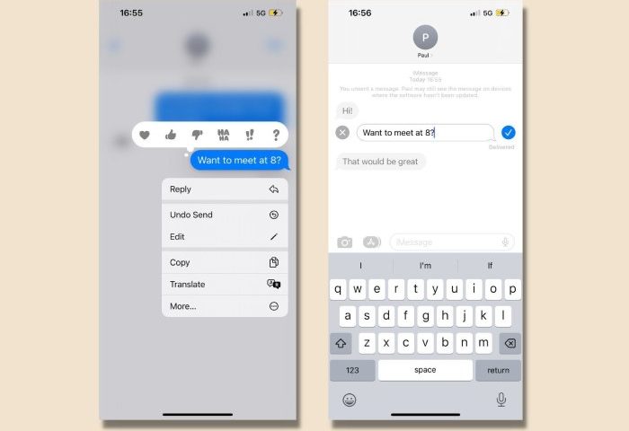 What you should know about iMessage’s new edit and unsend features