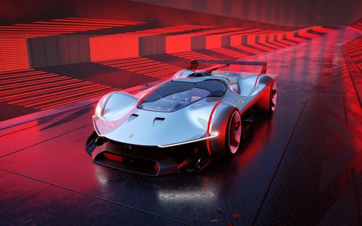 On December 23rd, Ferrari’s Vision hybrid race car debuts in “Gran Turismo 7”