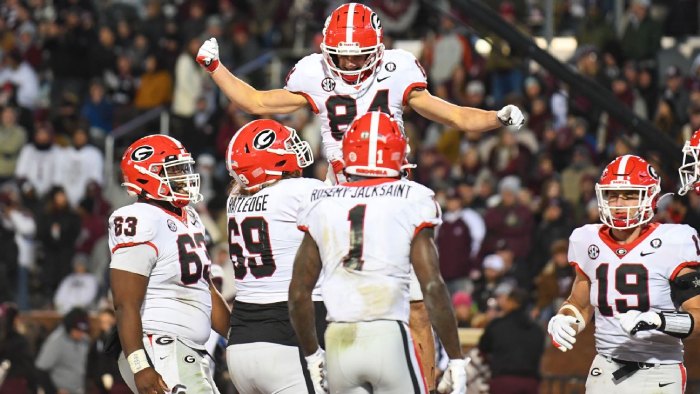 Georgia is ranked first in the CFP rankings once more, while the top five remain the same