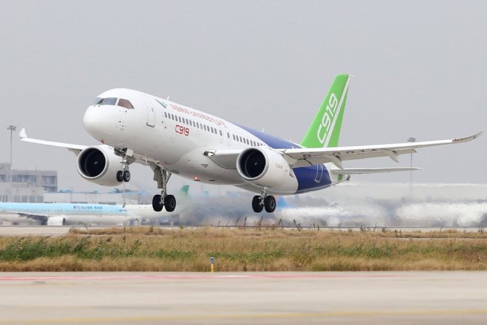 China Eastern receives the world’s first C919 jet made in China