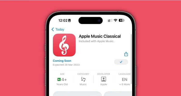 Apple Music Classical is now available for download on App Store