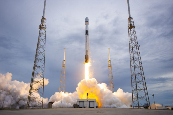 Two O3b internet satellites are launched by SpaceX on a Falcon 9 rocket