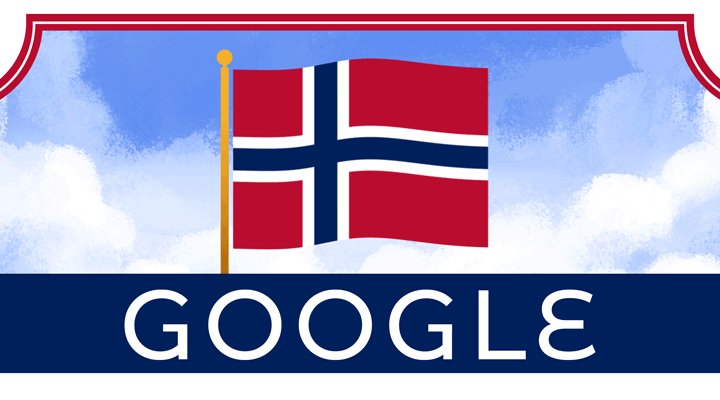  Google doodle celebrates the Norway Constitution Day or Syttende Mai