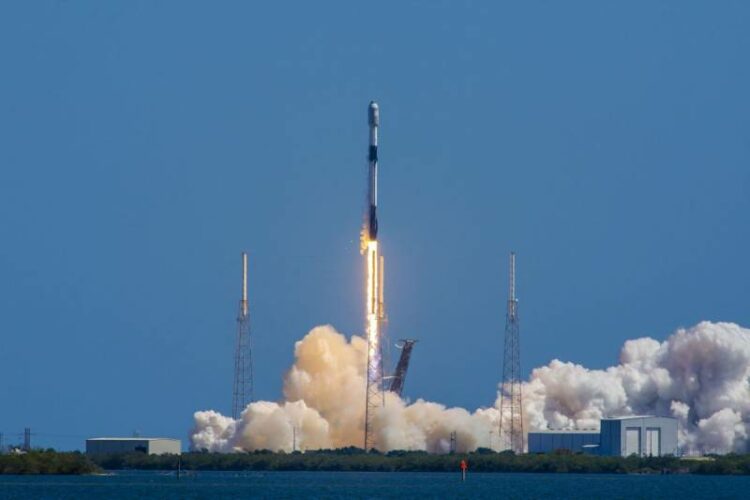 SpaceX launches 22 next-generation Starlink satellites into orbit and then lands its rocket at sea