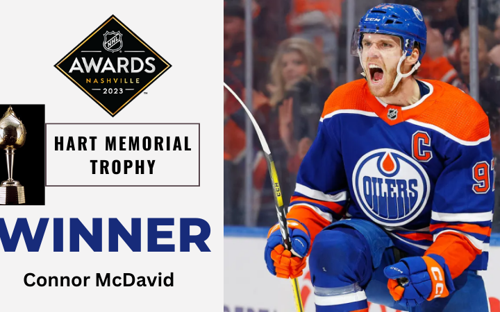 Oilers’ Connor McDavid wins the Hart Trophy as NHL’s MVP for third time