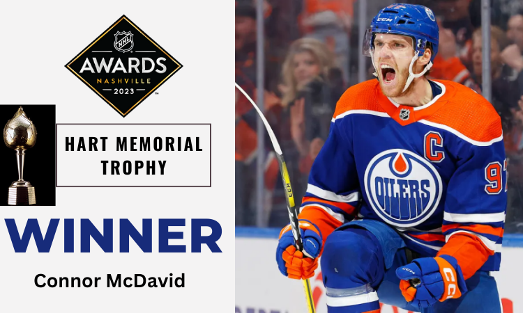 Oilers’ Connor McDavid wins the Hart Trophy as NHL’s MVP for third time