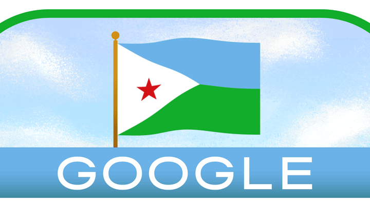 Google doodle celebrates the Djibouti Independence Day