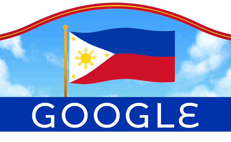 Google doodle celebrates the Philippines Independence Day