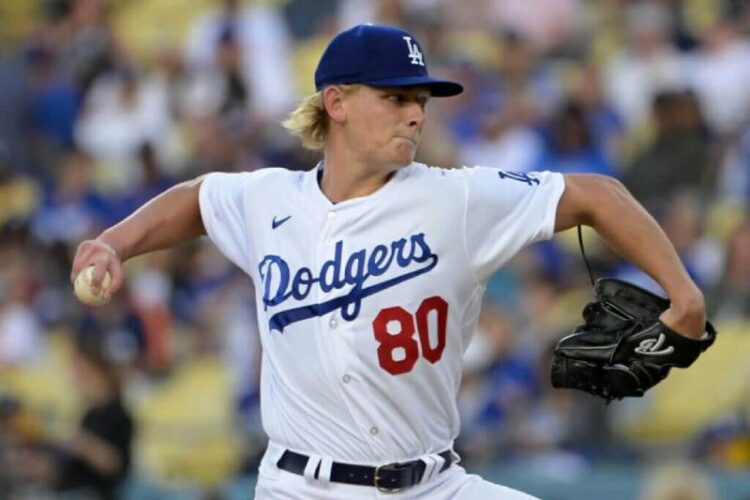 Emmet Sheehan wins his first Major League game for the Dodgers