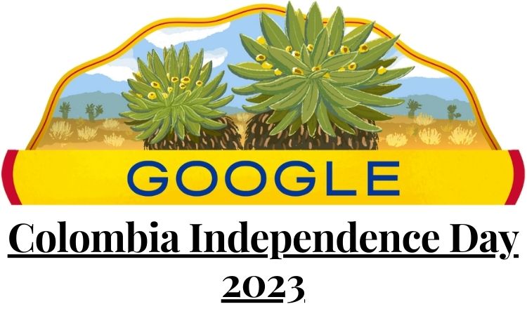 Google doodle celebrates the Colombia’s Independence Day