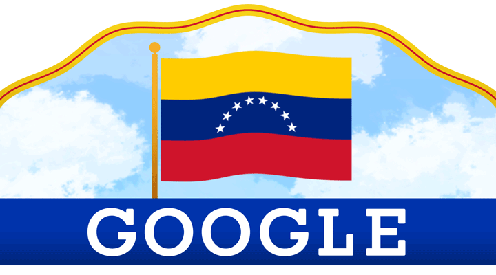 Google doodle celebrates the Venezuela’s Independence Day