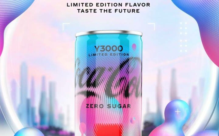 Coca-Cola’s newest flavour, the “future soda” Y3000, was developed using AI