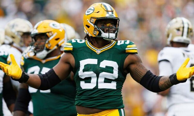 Rashan Gary of the Packers signs a four-year, $96 million contract extension