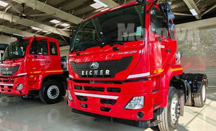 With an eye toward infrastructure and construction projects, Eicher unveils its heavy-duty truck range