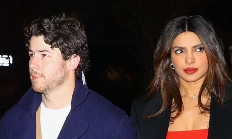 While enjoying an anniversary dinner in New York with Nick Jonas, Priyanka Chopra looks beautiful in red