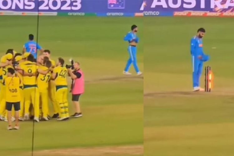 An unseen video of Virat Kohlis goes viral following his loss in the final of Cricket World Cup 2023