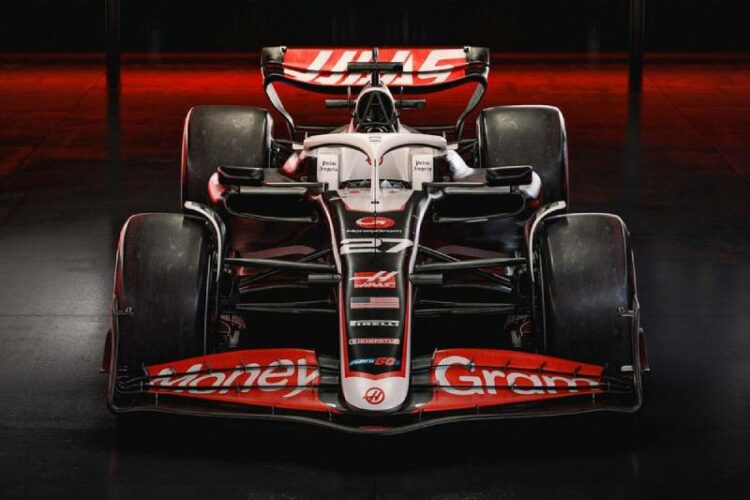 Haas unveils the VF24, a new car, for the 2024 Formula One season